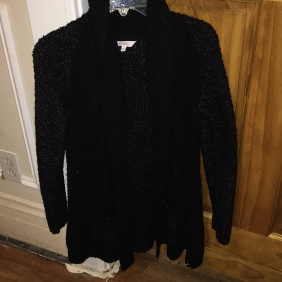 Candie’s Black Cardigan With Front Pockets 🙌 - Picture 2 of 6